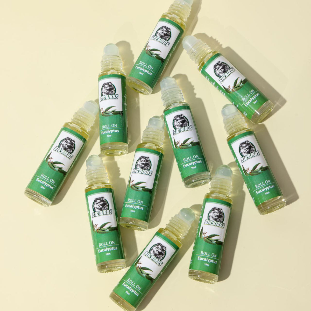 Essential Oil Eucalyptus 10 Botol x 10ML Roll On(Diluted with Olive Oi ...
