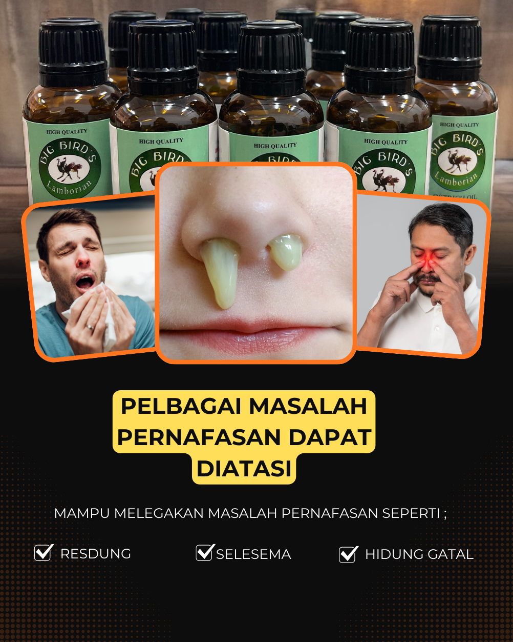 MONCAH OSTRICH OIL AROMATHERAPHY (AROMA CITRONELLA)