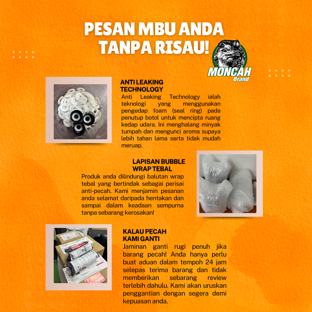 MONCAH OSTRICH OIL MULTIPURPOSE (AROMA PEPPERMINT)