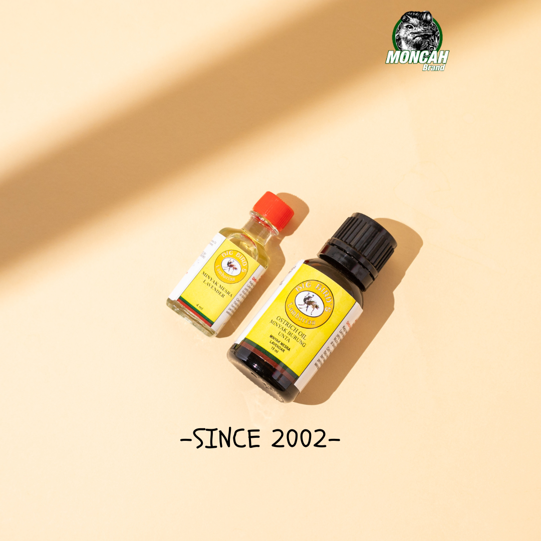 MONCAH MESRA LAVENDER OSTRICH OIL (AROMA LAVENDER)