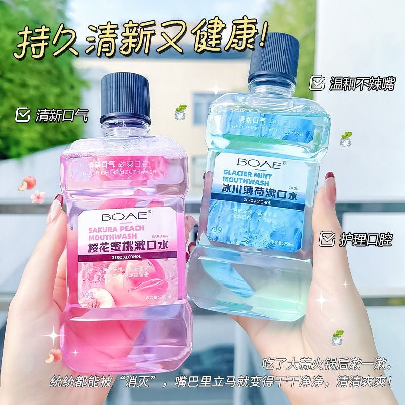 Probiotic mouthwash cleanses the mouth, freshens breath, leaves a lasting fragrance, and has antibacterial and antifungal properties. It's also a toothpaste for students and men.