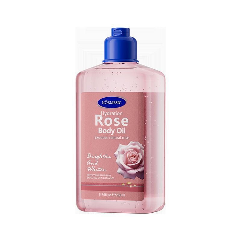 Body oil coconut chocolate rose strawberry massage oil gel refreshing all-English cross-border foreign trade wholesale