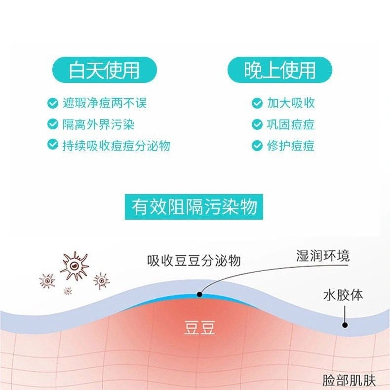 Anti-inflammatory and acne-reducing, quickly absorbs pus and provides invisible concealing effect [Bochuangke] medicated patches with added antibacterial ingredients can be used as makeup.