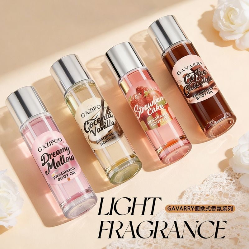 Pineapple-scented roll-on perfume, 10ml, fresh fruity scent, long-lasting light fragrance, portable, pseudo-body scent, cross-border perfume.