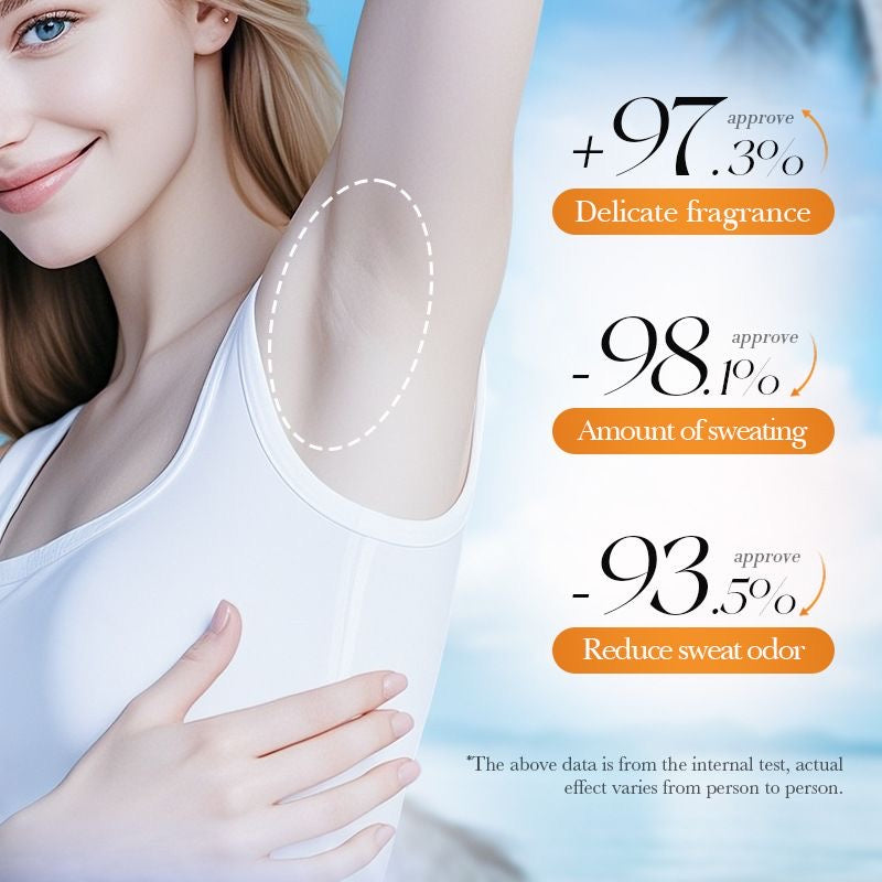 Coconut oil antiperspirant deodorant, summer nourishing antiperspirant, cross-border coconut scent antiperspirant, eliminates odor.