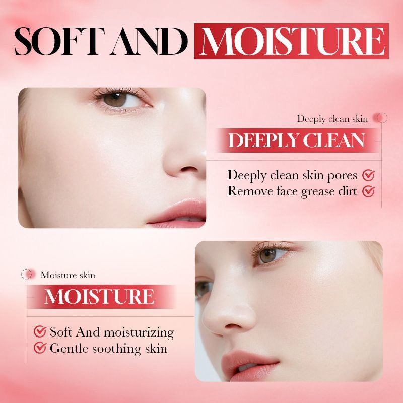 Foreign Trade Pomegranate Peptide Moisturizing Cleansing Facial Wash - Cleanses Pores, Removes Blackheads, Controls Oil, and Eliminates Acne - Suitable for Students