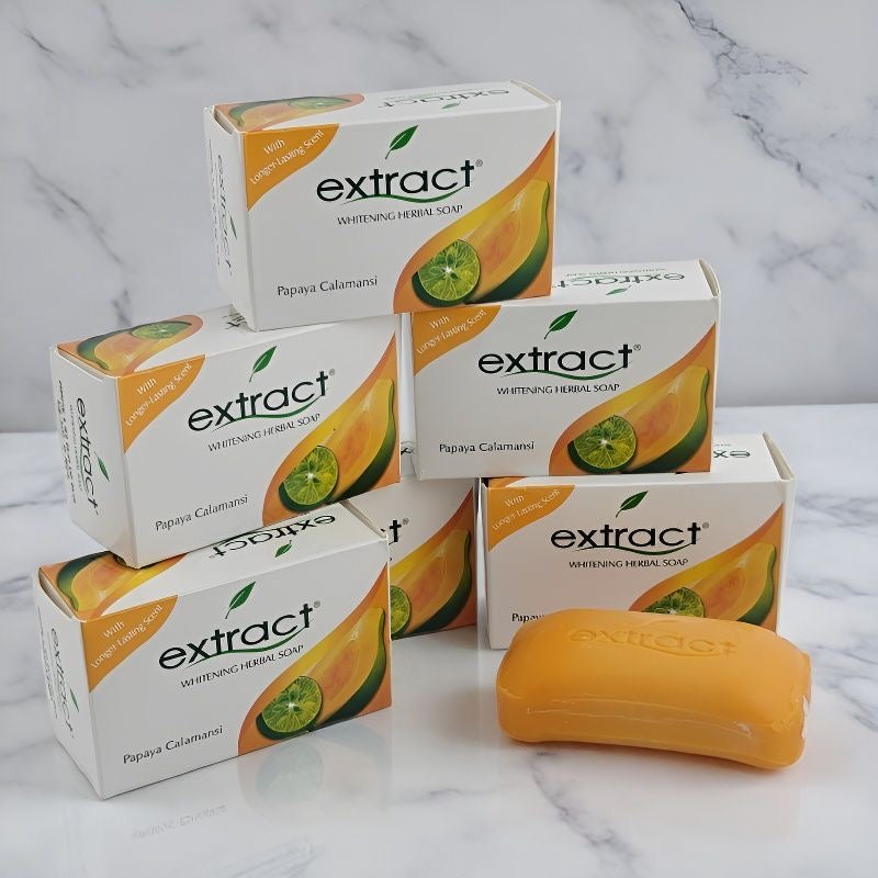 6pcs Nigerian papaya extract whitening bath soap