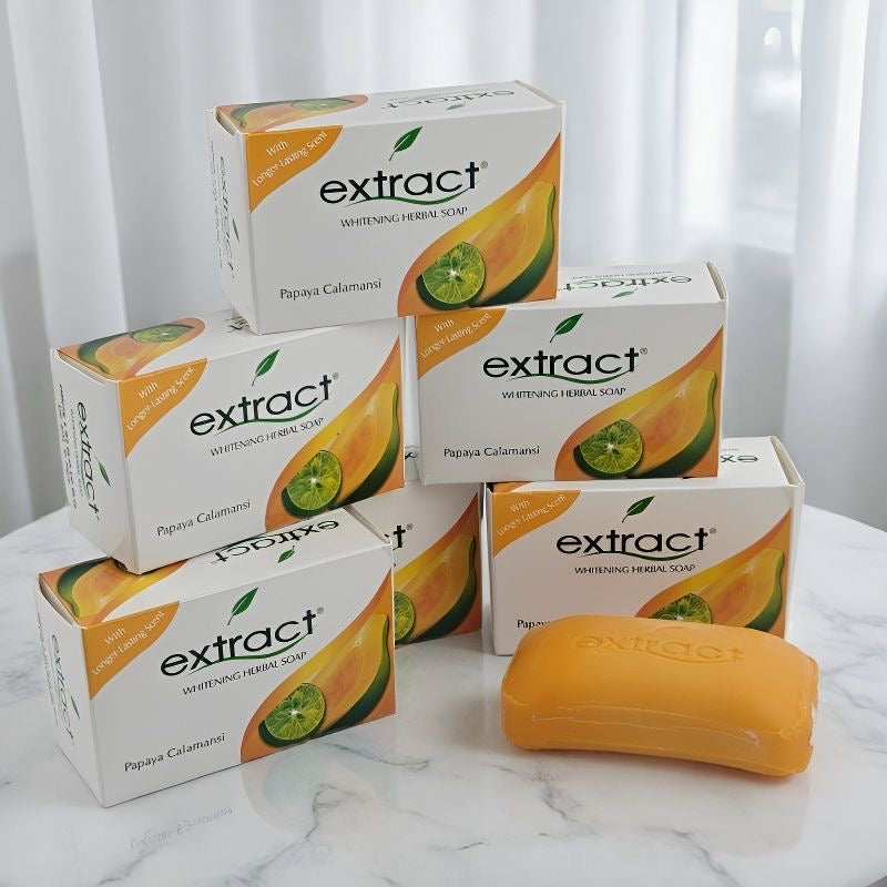 6pcs Nigerian papaya extract whitening bath soap