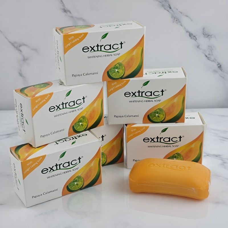 6pcs Nigerian papaya extract whitening bath soap