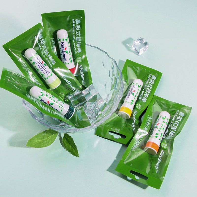 Nasal inhaler, a non-medicinal balm, refreshing and non-drowsy nasal spray for those who work late at night, a minty balm to refresh the mind, and a remedy for motion sickness.i
