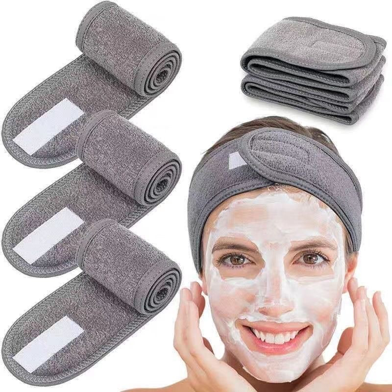 Beauty salon headbands, face wash bands, hair ties, Velcro hair ties, double-layer makeup masks, and hair accessories.