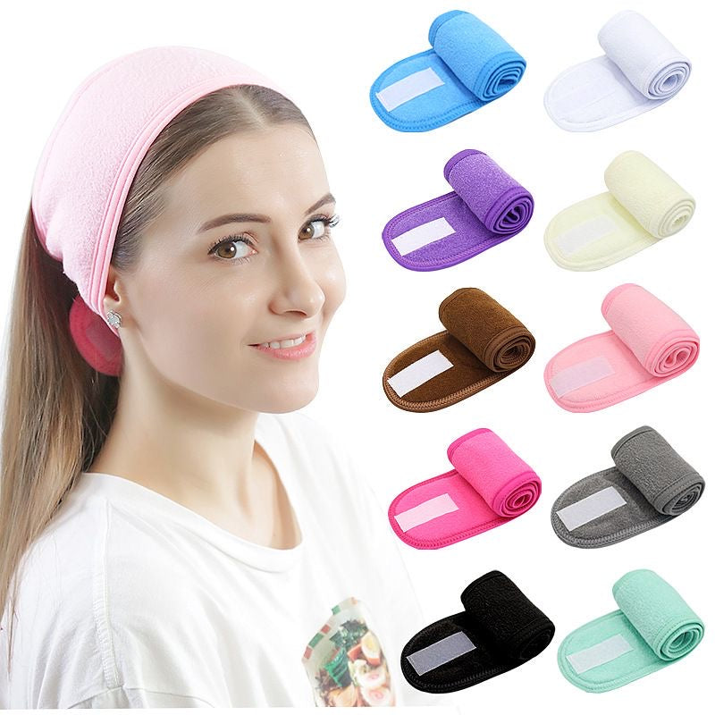 Beauty salon headbands, face wash bands, hair ties, Velcro hair ties, double-layer makeup masks, and hair accessories.