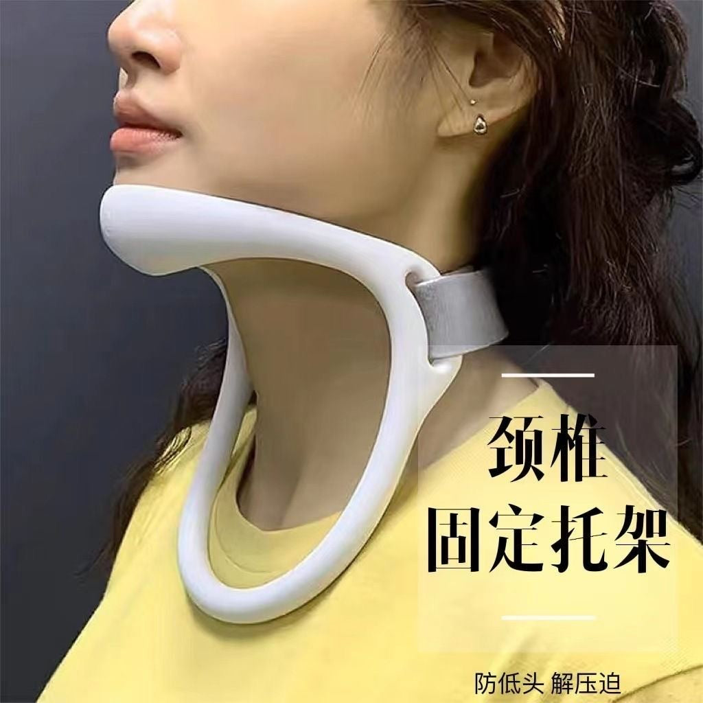 Neck traction device, neck brace, shoulder and neck anti-head-down device, fixation and correction bracket, forward tilting neck brace, neck support