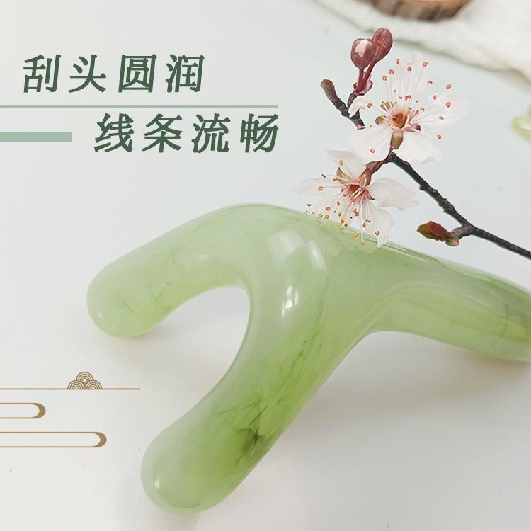 Nose scraper resin nose massager nose enhancement tool nose bridge lifting stick acupressure stick facial scraping tool