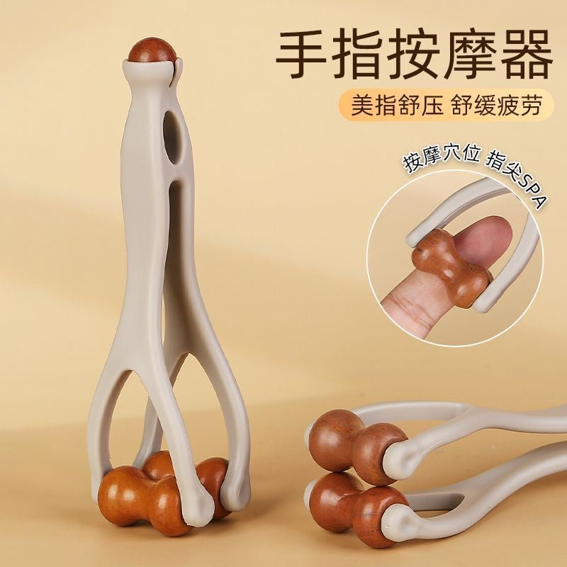 New multi-functional finger massager, massage for easy and healthy massage, massage stick with rollers to unblock meridians.