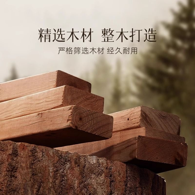 Solid wood massage stick, suitable for the whole body, double-row beech wood, for tendon pulling, scraping, meridian unblocking, acupressure, and back massage.