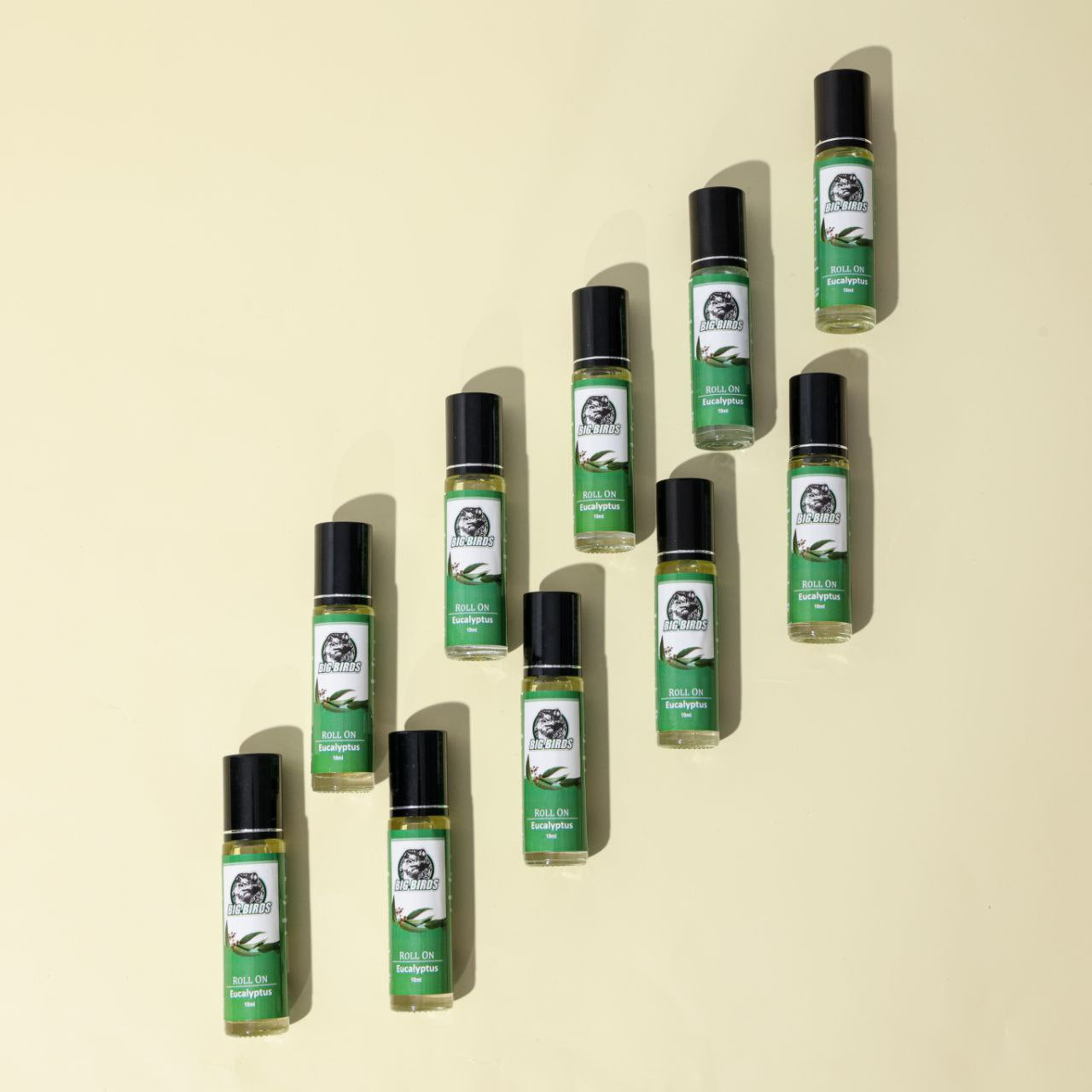 Essential Oil Eucalyptus 10 Botol x 10ML Roll On(Diluted with Olive Oil)