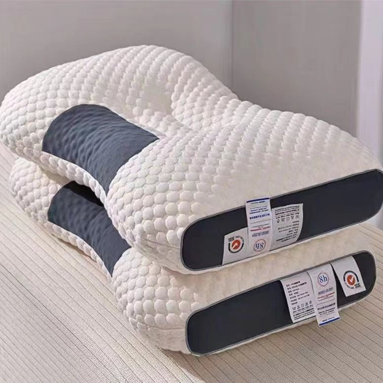 Washable pillow core for home use, neck support, sleep aid, massage, single pillow, dormitory pillow, student pillow core that won't collapse.