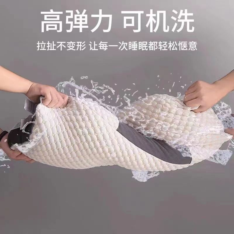 Washable pillow core for home use, neck support, sleep aid, massage, single pillow, dormitory pillow, student pillow core that won't collapse.