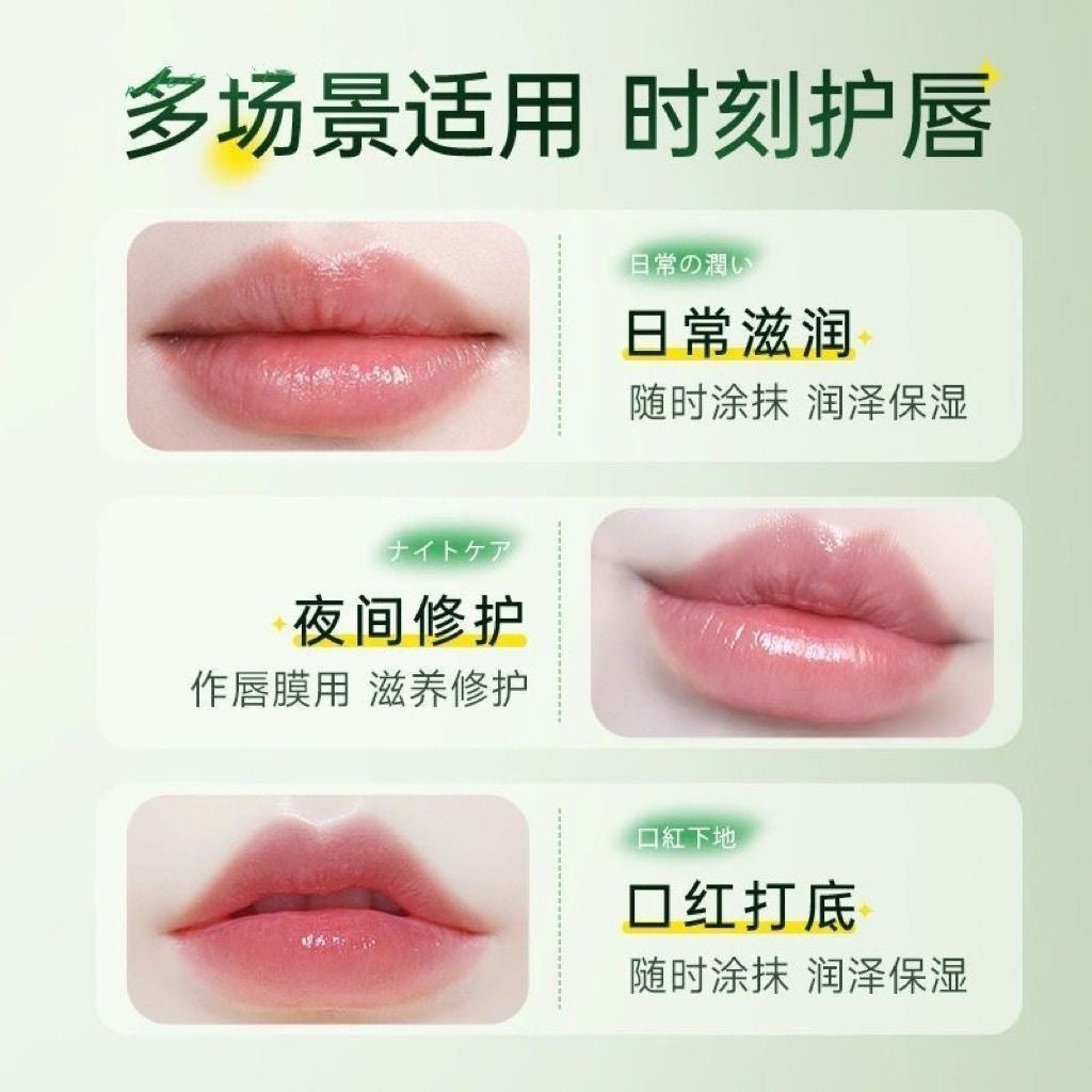 Two lemon and mint lip balms to moisturize, hydrate, prevent dryness and chapping, remove dead skin, reduce lip lines and dark lips, and are non-greasy.