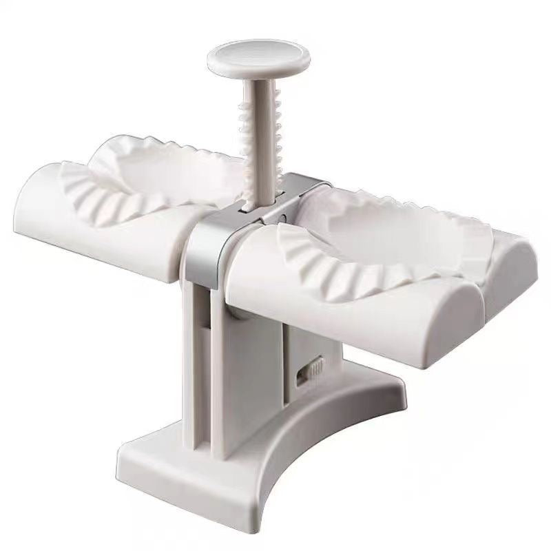 Fully automatic double-headed dumpling maker, household dumpling mold, small automatic kitchen dumpling maker.