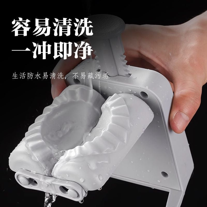 Fully automatic double-headed dumpling maker, household dumpling mold, small automatic kitchen dumpling maker.