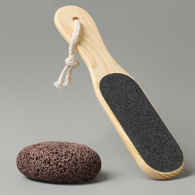 Foot file, callus remover, double-sided foot file, keratolytic tool, pedicure scrubber.