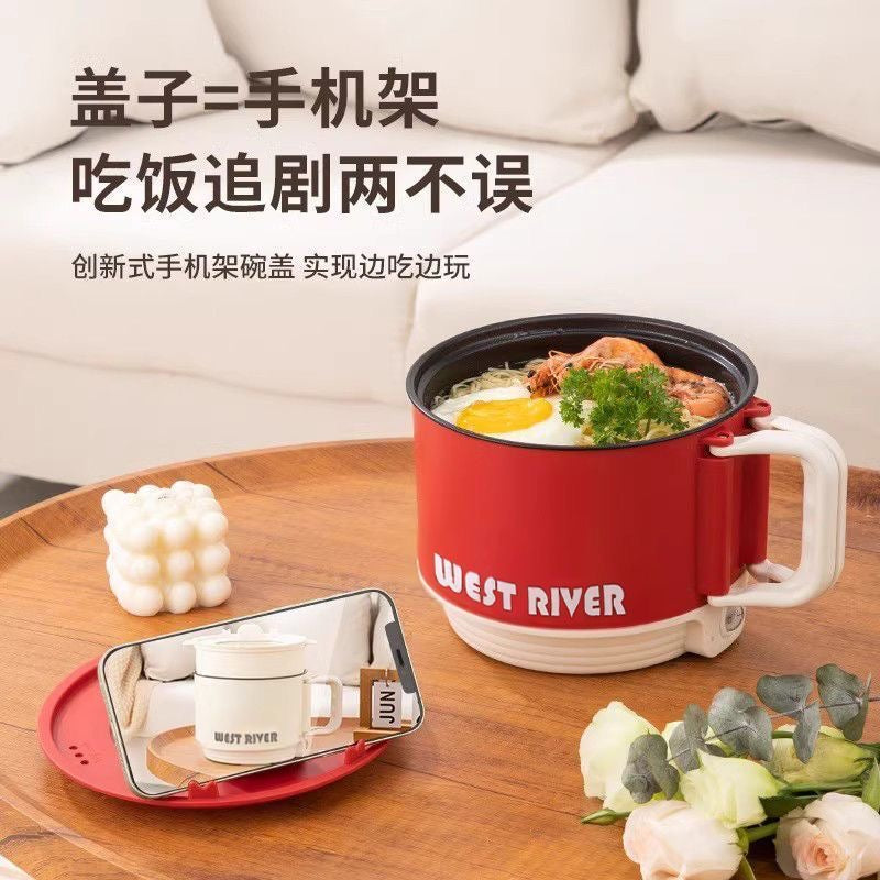 Student Mini Electric Cooker, Single Pot, Household/Student Dormitory Pot, Multifunctional Electric Cooker, Rice Cooker, Stir-fry Pot, Electric Hot Pot