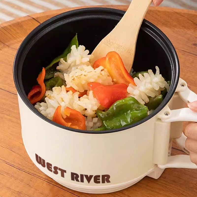 Student Mini Electric Cooker, Single Pot, Household/Student Dormitory Pot, Multifunctional Electric Cooker, Rice Cooker, Stir-fry Pot, Electric Hot Pot