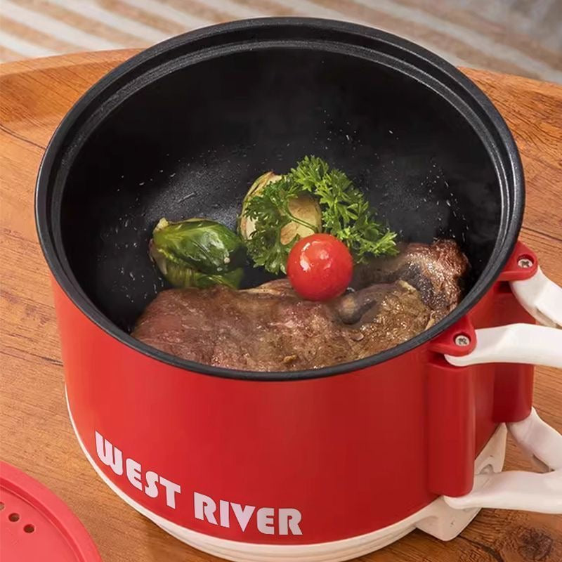 Student Mini Electric Cooker, Single Pot, Household/Student Dormitory Pot, Multifunctional Electric Cooker, Rice Cooker, Stir-fry Pot, Electric Hot Pot