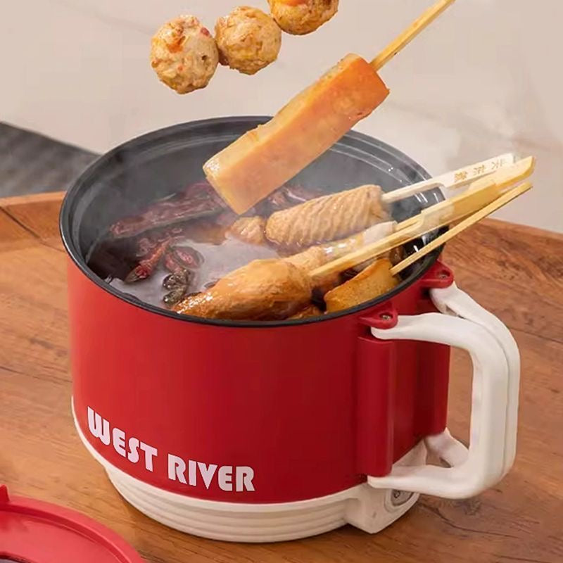 Student Mini Electric Cooker, Single Pot, Household/Student Dormitory Pot, Multifunctional Electric Cooker, Rice Cooker, Stir-fry Pot, Electric Hot Pot