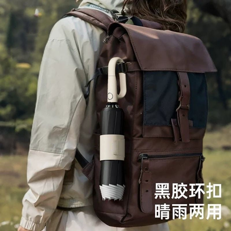 Reinforced, wind-resistant, rain-proof, sun-protective, UV-protective, fully automatic, ring-lock type umbrella for golf.