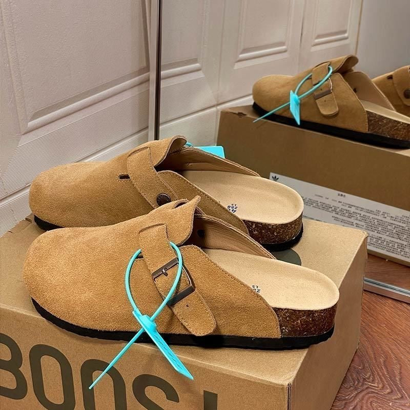 Birkenstock 2026 New Retro Slip-on Comfortable Spring/Summer New Chinese Style Lazy Closed-Toe Low-Cut Slip-on Shoes