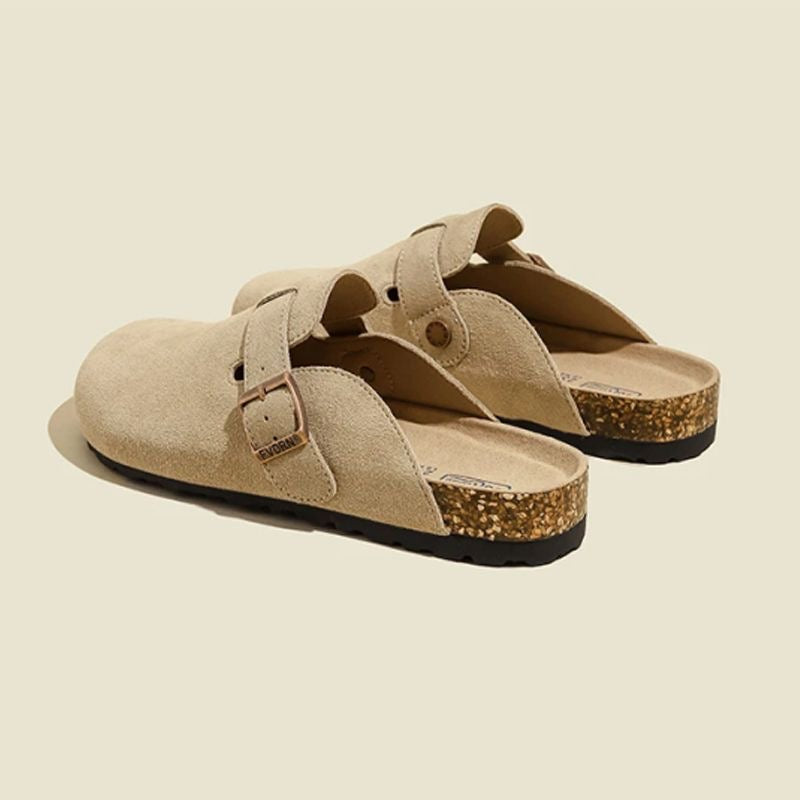 Birkenstock 2026 New Retro Slip-on Comfortable Spring/Summer New Chinese Style Lazy Closed-Toe Low-Cut Slip-on Shoes