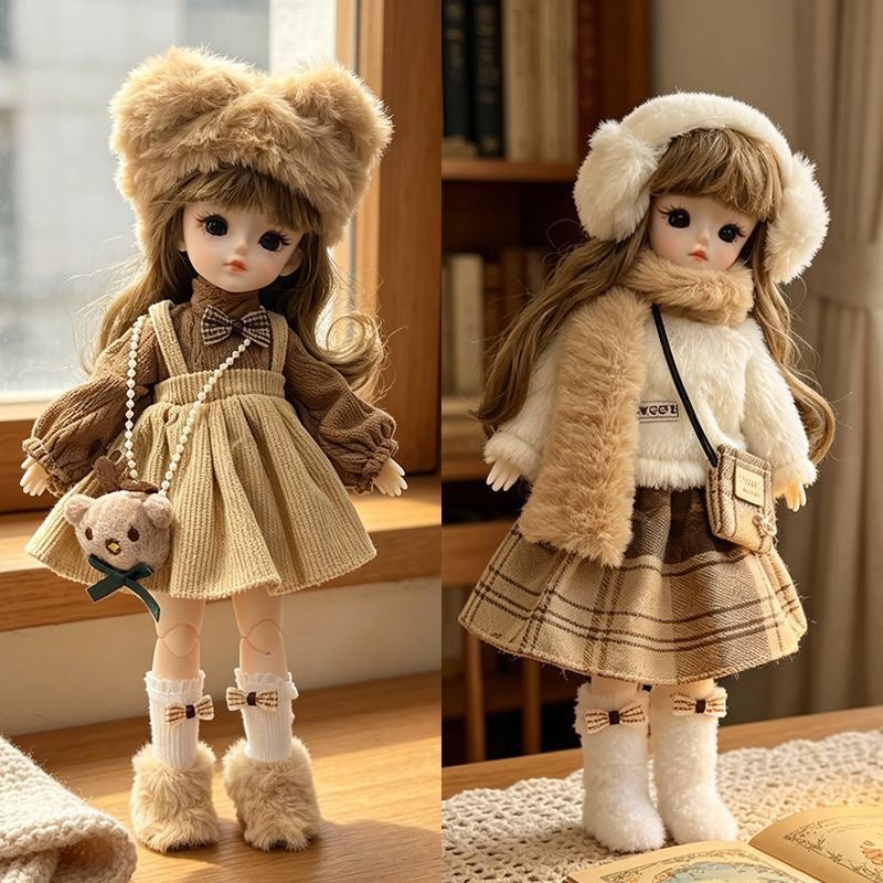 BJD Doll 30cm/6/8" size, dress-up doll for girls, princess doll, children's toy, birthday gift.