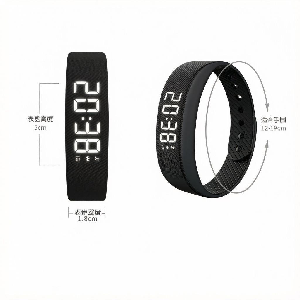 Student smartwatch alarm clock bracelet stylish and versatile smart sports multi-functional silent vibration waterproof electronic watch for children