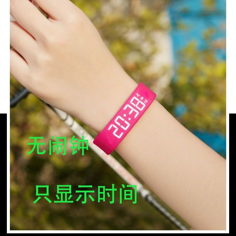 Student smartwatch alarm clock bracelet stylish and versatile smart sports multi-functional silent vibration waterproof electronic watch for children