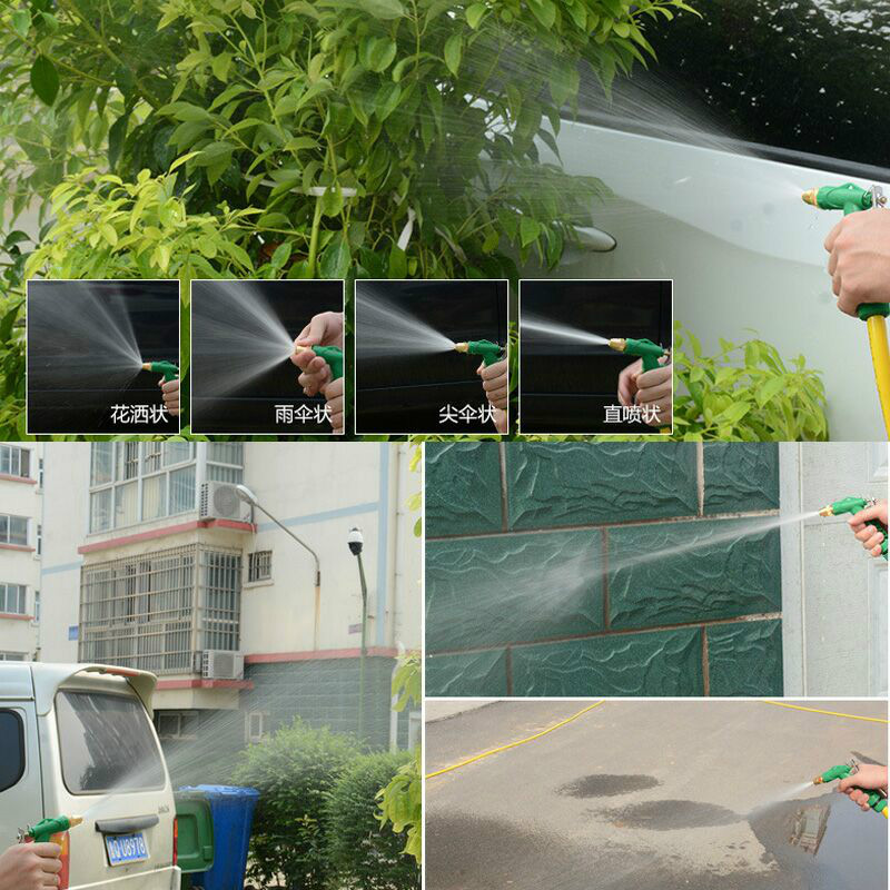 Water gun and hose 10m, 20m, 30m, water gun kit for watering flowers and washing cars, household high-pressure water gun tools, antifreeze hose