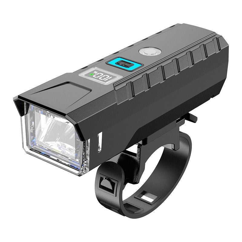 Super bright, rechargeable, rainproof mountain bike/student cycling headlight, high-powered flashlight, suitable for night riding and outdoor use.