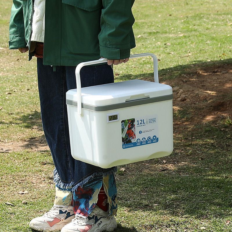 Insulated box, commercial stall cooler, outdoor picnic and camping ice bucket, food preservation, car cooling, portable.