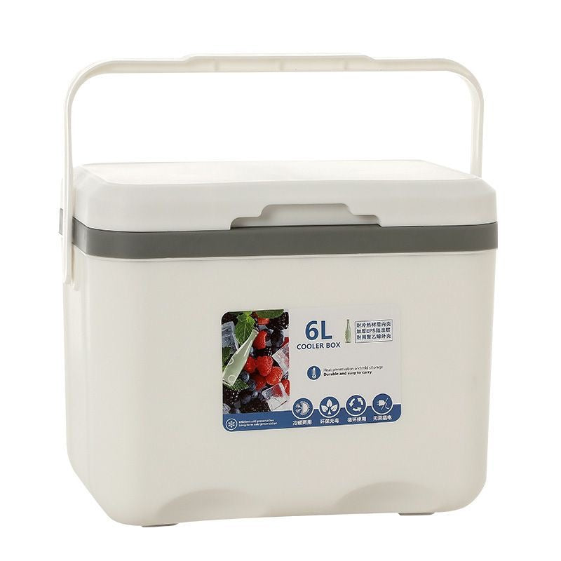 Insulated box, commercial stall cooler, outdoor picnic and camping ice bucket, food preservation, car cooling, portable.