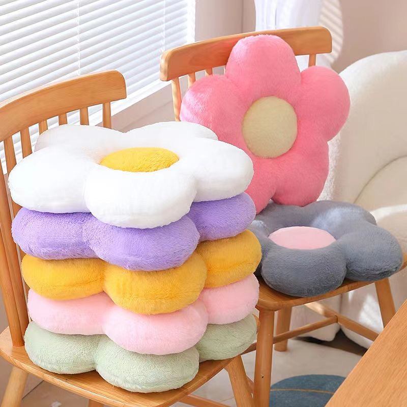 Flower-patterned seat cushion, saddle pad, bay window mat, tatami mat, bedroom floor mat, Instagram-worthy sunflower chair cushion, rug, office chair seat cushion in