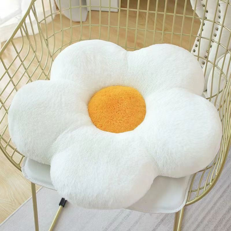 Flower-patterned seat cushion, saddle pad, bay window mat, tatami mat, bedroom floor mat, Instagram-worthy sunflower chair cushion, rug, office chair seat cushion in