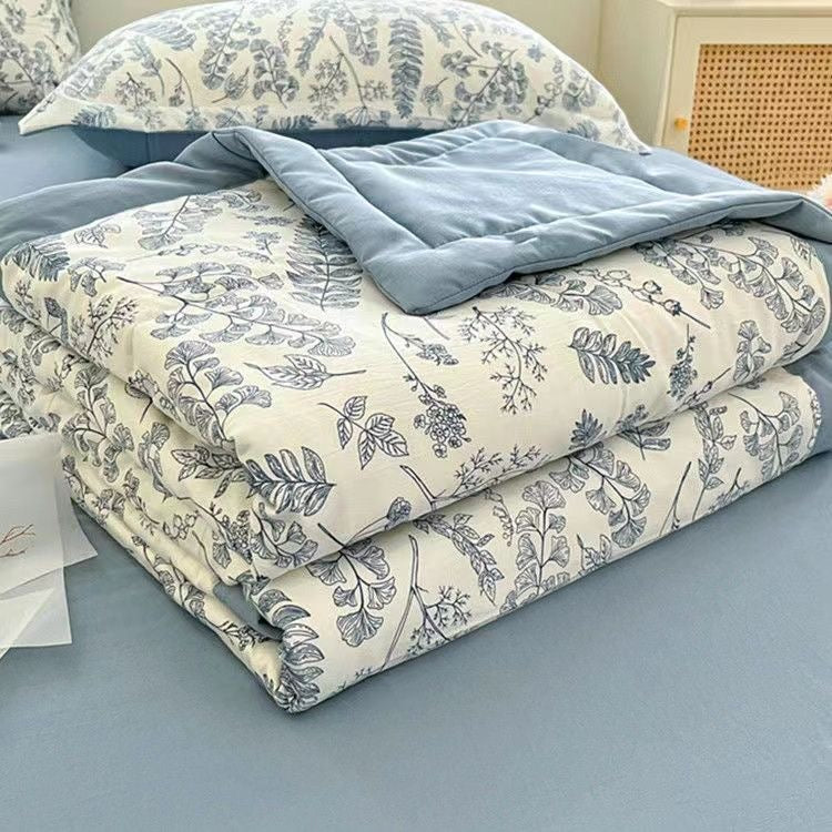 Summer cooling quilt, single student dormitory quilt, summer air-conditioned quilt, double thin quilt, washable, spring and autumn quilt, nap quilt.