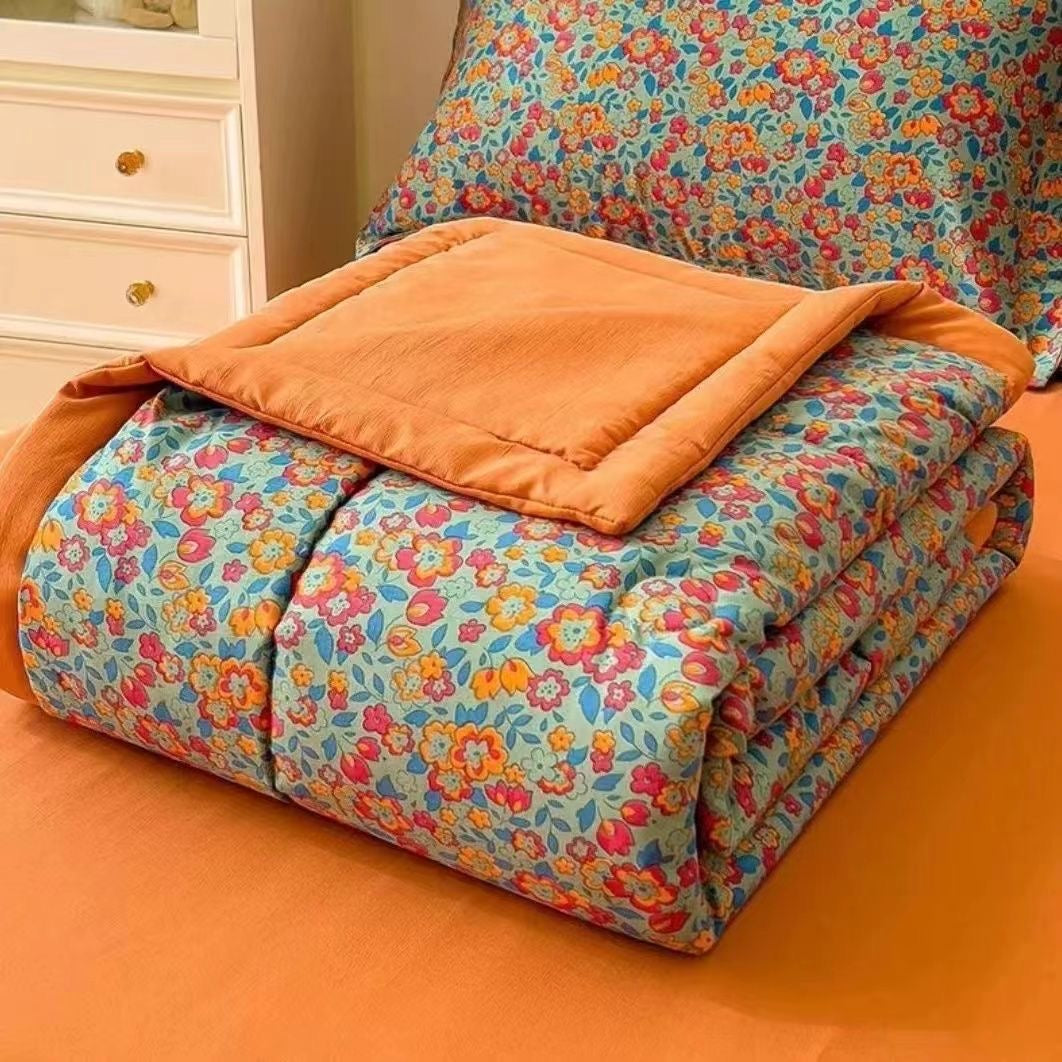 Summer cooling quilt, single student dormitory quilt, summer air-conditioned quilt, double thin quilt, washable, spring and autumn quilt, nap quilt.