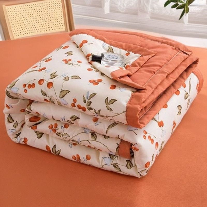 Summer cooling quilt, single student dormitory quilt, summer air-conditioned quilt, double thin quilt, washable, spring and autumn quilt, nap quilt.