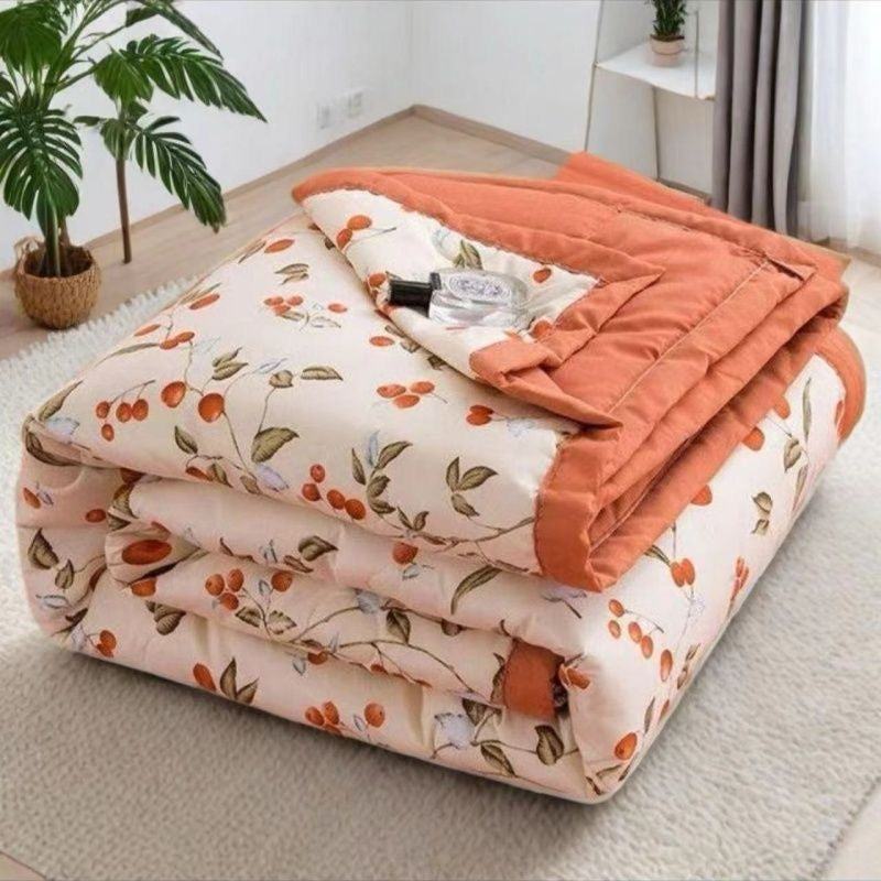 Summer cooling quilt, single student dormitory quilt, summer air-conditioned quilt, double thin quilt, washable, spring and autumn quilt, nap quilt.