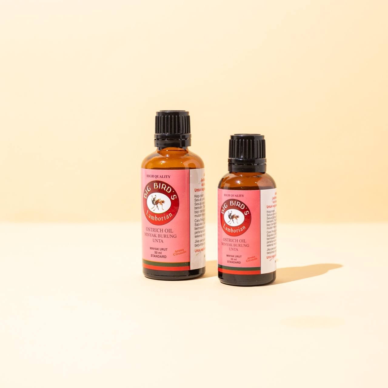 MONCAH OSTRICH OIL FOR MASSAGE HOT (AROMA CITRONELLA)