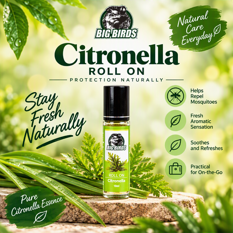Essential Oil Citronela Roll On 10ml(Diluted with Olive Oil)