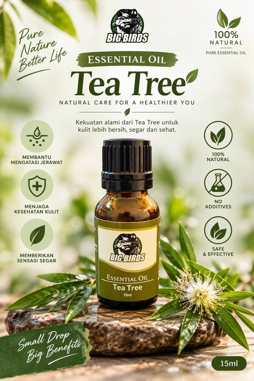Tea Tree Essential Oil 15ML(Diluted with olive oil)